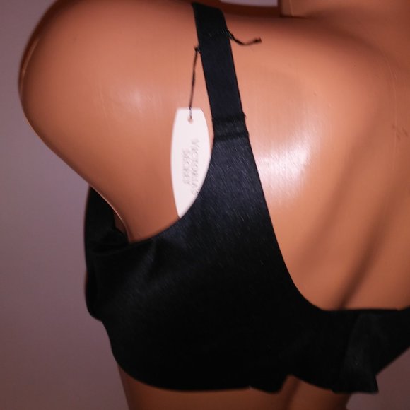 Victoria Secret Bra 38DD Push Up Solid Black Underwire New - Picture 5 of 11